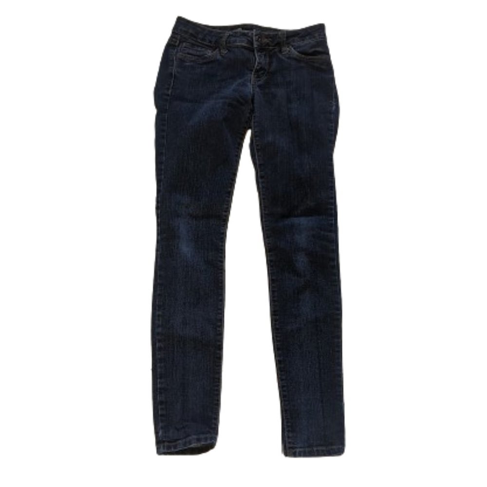Low Rise Skinny Fit  Blue Jeans - Size 3